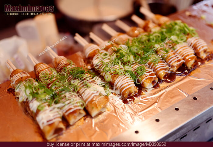 Stock photo of Hashimaki Japanese street food Buy commercial use license at MaximImages