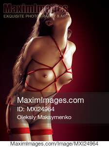 Beautiful Nude Asian Woman tied with Rope Bondage Shibari...... preview image