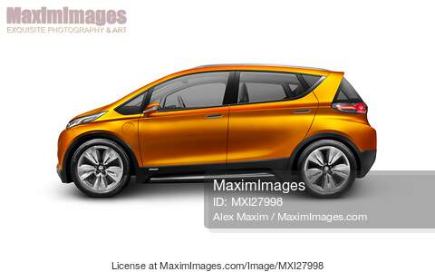 Chevrolet Bolt EV concept electric car side view... preview image