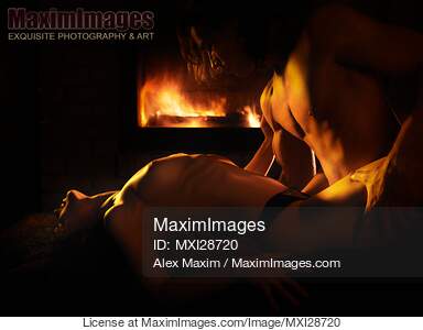 Sensual artistic photo of sexy couple making love in front...... preview image