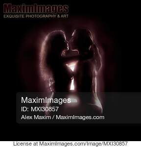 Tantric sexuality spiritual concept of a couple making love...... preview image