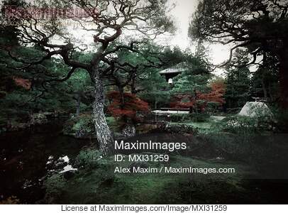 Autumn scenery of Ginkakuji Temple Japanese Zen garden... preview image