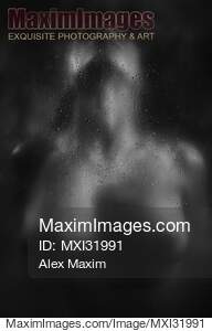 Abstract nude sexy woman with ecstatic moaning expression...... preview image