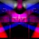 Night club discotheque colorful lights and disco balls... (thumbnail)