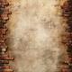 Grungy wall brick frame background... (thumbnail)