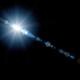 Blue sun lens flare graphic effect... (thumbnail)