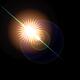 Yellow Sun Lens Flare Effect... (thumbnail)