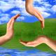 Conceptual Recycling Symbol in Nature Environment... (thumbnail)