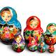Russian Matreshkas painted wooden nesting dolls... (thumbnail)