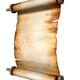 Unfolded Vintage Roll of Parchment Background... (thumbnail)