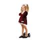 Little Girl Wearing Mother's Big Shoes... (thumbnail)