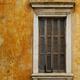 Old weathered wall with shuttered window... (thumbnail)