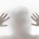 Woman Silhouette Behind White Haze... (thumbnail)
