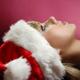 Young Woman in a Red Christmas Hat... (thumbnail)
