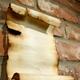 Old Parchment on a Brick Wall... (thumbnail)