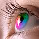 Colorful Eye Iris Closeup... (thumbnail)