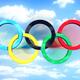 Olympic Rings over Blue Sky... (thumbnail)