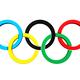 Olympic Rings symbol Illustration on white... (thumbnail)