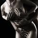 Nude Couple Making Love. Black and white closeup of their naked bodies... (thumbnail)