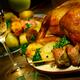 Roast chicken festive food still life... (thumbnail)