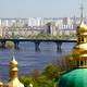 View on the Dnieper River from Kiev Pechersk Lavra Cave Monastery in K... (thumbnail)