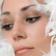 Young Woman Face in White Swan Feathers... (thumbnail)