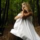 Lonely Bride in Wedding Dress Alone in Woods... (thumbnail)