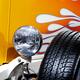 Hot rod Ford Hi-Boy Coupe 1932 custom car detail... (thumbnail)