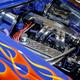 Custom Chevrolet Hot Rod Shiny Chromic Engine Closeup... (thumbnail)