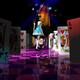 Alice in Wonderland surrounded by playing card... (thumbnail)