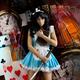 Girl with sword and book Alice in Wonderland... (thumbnail)