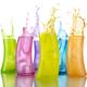 Colorful Drink Splashing from Glasses... (thumbnail)