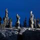 Balanced Stones at Night... (thumbnail)