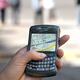 BlackBerry GPS Smartphone in a hand... (thumbnail)