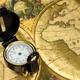 Compass on a World Map... (thumbnail)