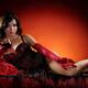 Beautiful Woman with a Glass of Wine... (thumbnail)