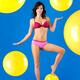 Young Woman with Baloons... (thumbnail)