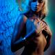 Beautiful nude woman with angel wings... (thumbnail)