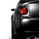 Shiny black car rear view... (thumbnail)