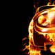Sports Car in Flames... (thumbnail)