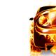 Sports Car in Flames... (thumbnail)