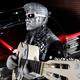 Silver Elvis mime with a guitar and Cadillac... (thumbnail)