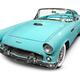Sky Blue 1956 Ford Thunderbird Classic Car... (thumbnail)