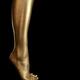 Woman Legs Painted with gold... (thumbnail)