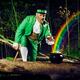 Leprechaun stealing a pot of gold st Patricks concept... (thumbnail)