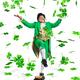 Leprechaun Tossing Shamrock Leaves up in the Air... (thumbnail)