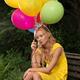 Young Woman with Air Balloons... (thumbnail)