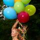 Girl with Air Balloons... (thumbnail)
