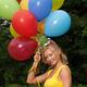 Girl with Air Balloons... (thumbnail)