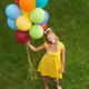 Girl with Air Balloons... (thumbnail)